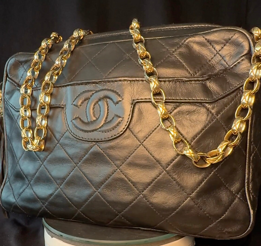 24ct Gold plated accessories on a CocoChanel Handbag