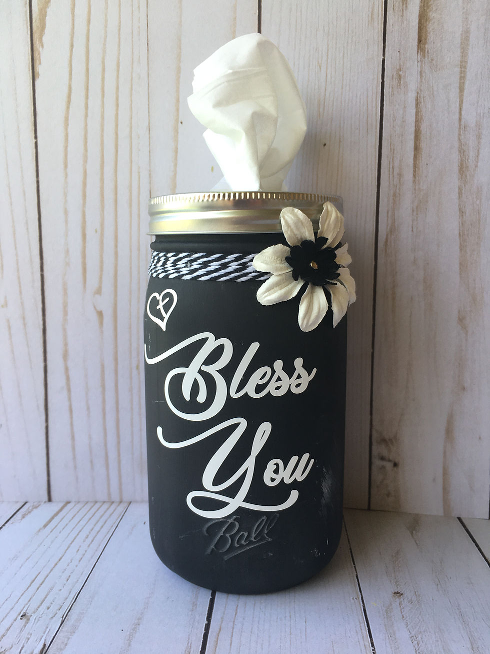 Thumbnail: Bless You Kleenex Mason Jars