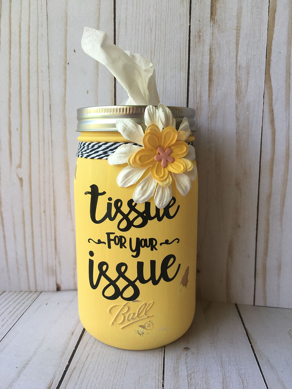 Thumbnail: Tissue for your Issues Kleenex Mason Jars