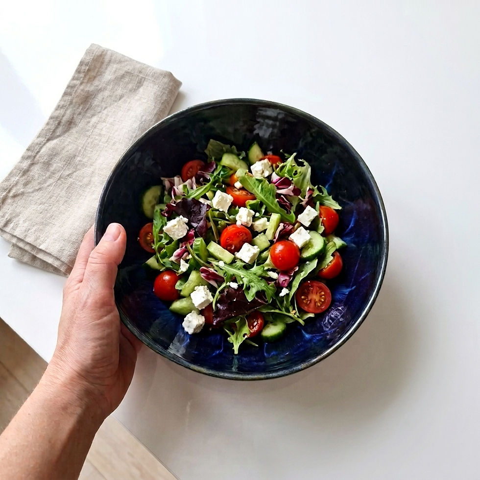 Thumbnail: Midnight Bloom Serving Bowl