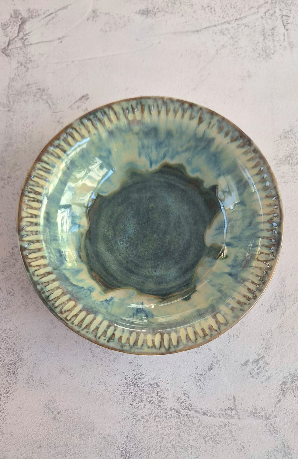 Ocean Mist Serving Bowl
