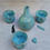 Thumbnail: Turquoise Stoneware Vase