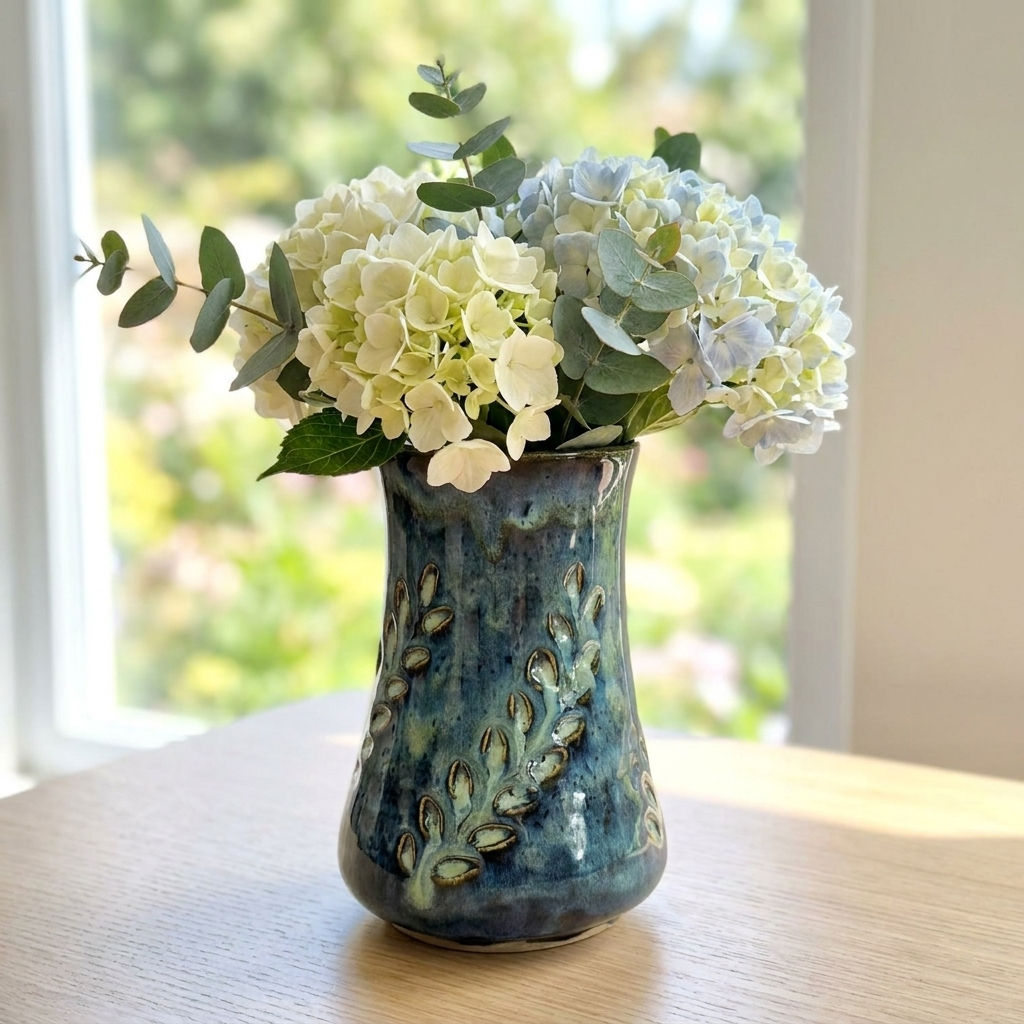 Blue Meadow Bud Vase
