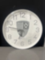 Laser engraved clock