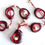Thumbnail: Tagua Eyes with Acai Seeds Necklace - Red