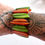 Thumbnail: Tagua Slivers Bracelet- Green