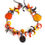 Thumbnail: Tagua Large Chip Necklace - Autumn Leaves