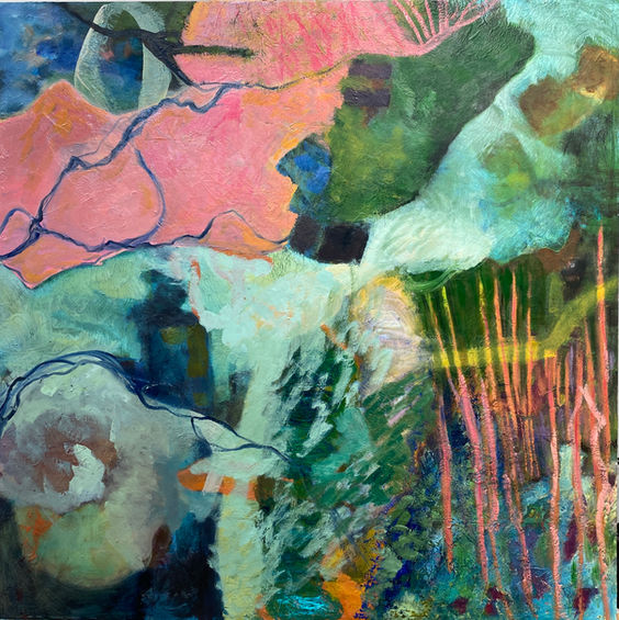 30" x 30" oil