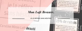 Mon Loft Beauté, je le réfère sans hésiter!