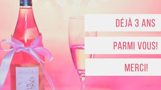 3 ans, ça se souligne!