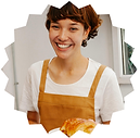 Happy small business owner using Grow with ABCG’s tools to grow profitably.