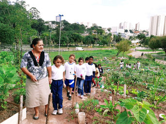 Visita à Horta Comunitária 1º ano A