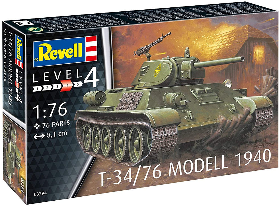 Miniatura: REVELL - REV03294 - T-34/76 Modelo 1940 - 1/76