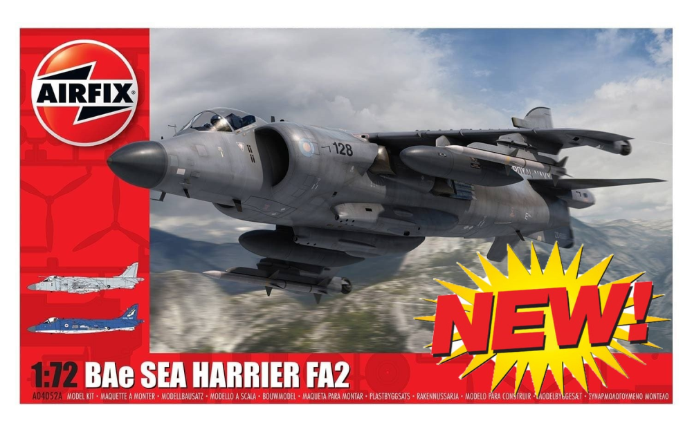AIRFIX - AF4052A - BAe Sea Harrier FA2 - 1/72 - MOLDE NOVO