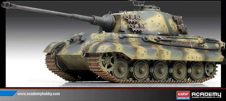 Miniatura: ACADEMY - ACA13229 - GERMAN KING TIGER LAST FACTORY - 1/35