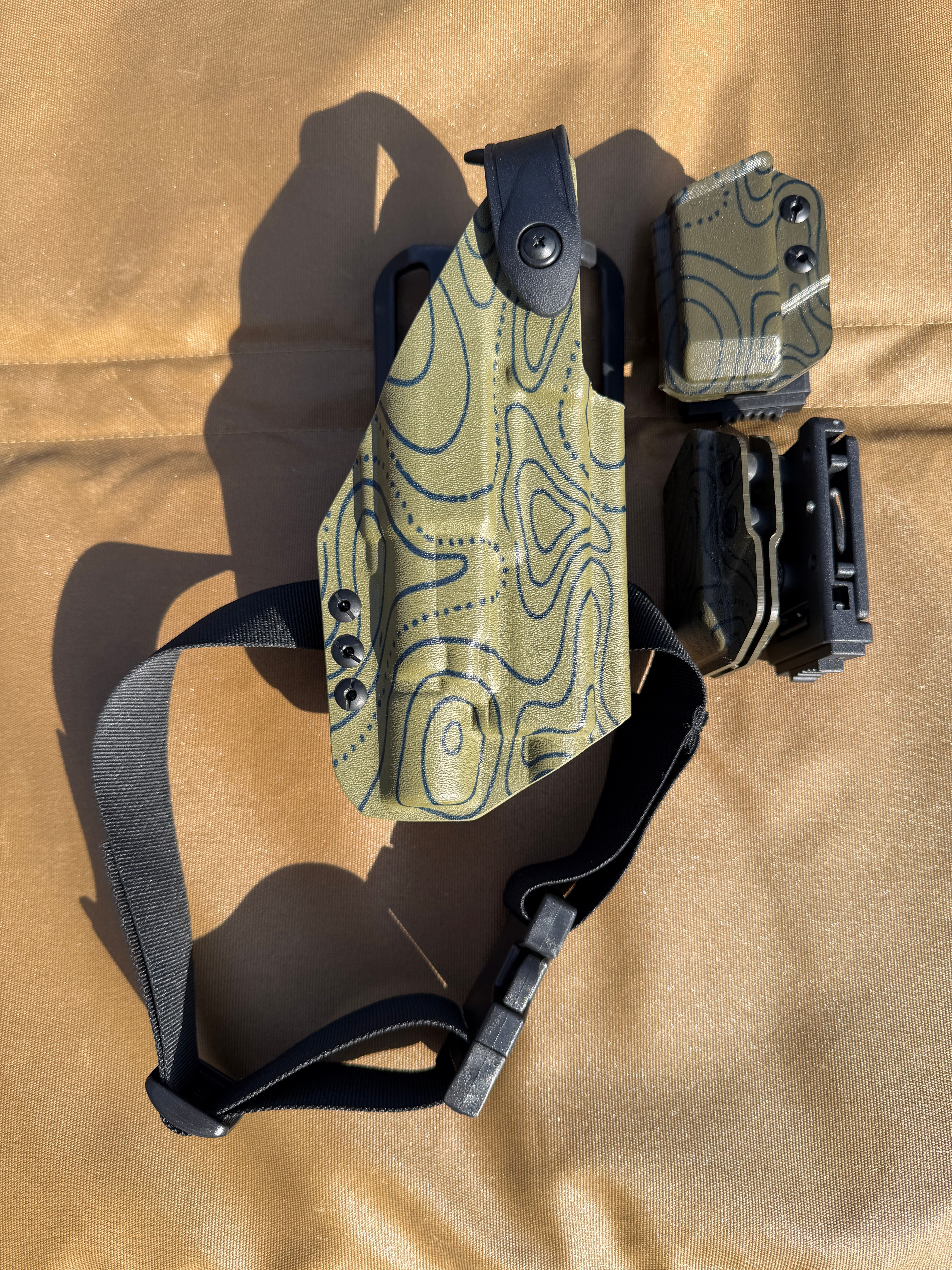 Glock X300 OD Green Topo Tek-Lok QD + 2 Mag Combo
