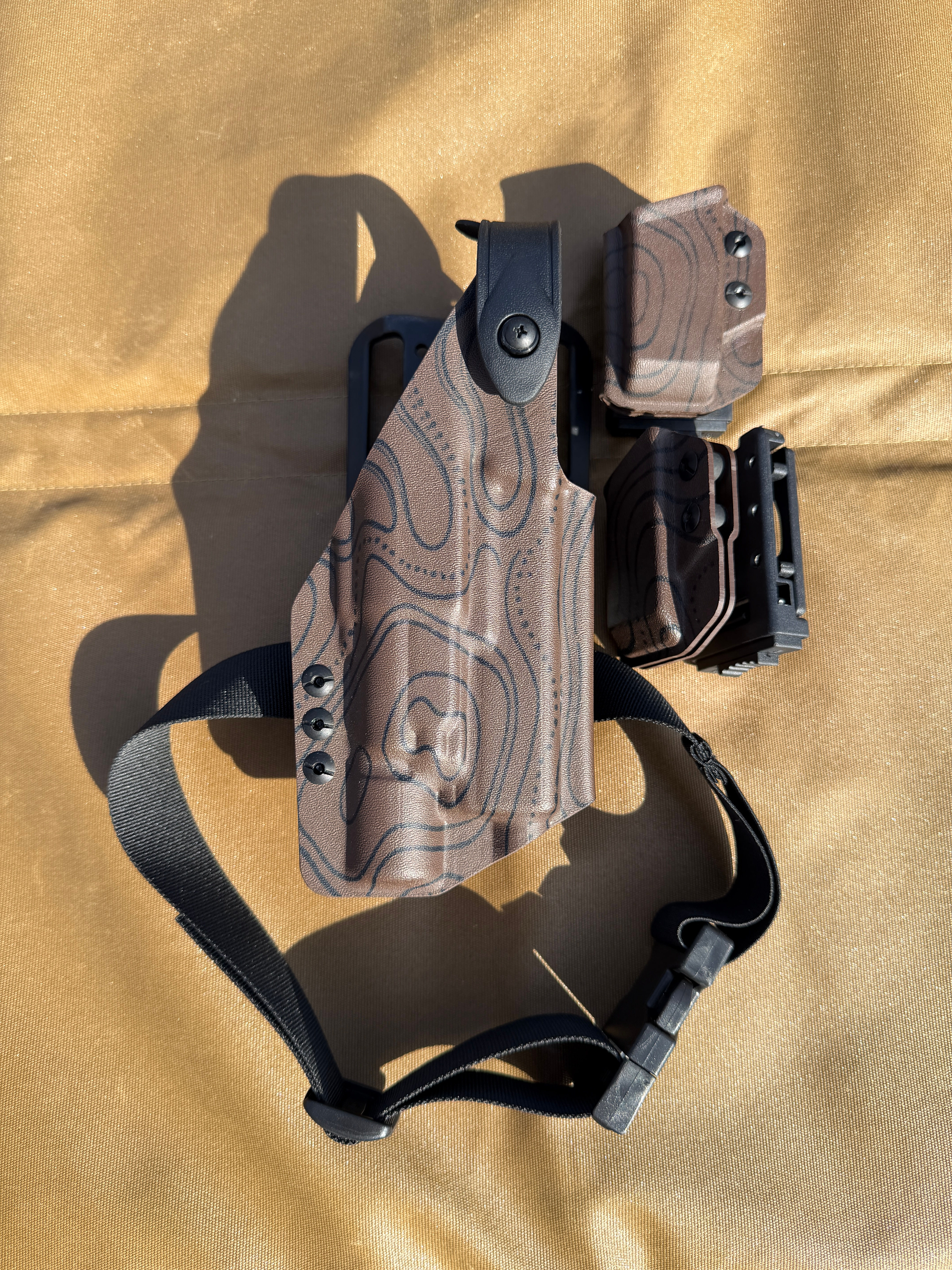 Glock X300 Brown Topo Tek-Lok QD + 2 Mag Combo