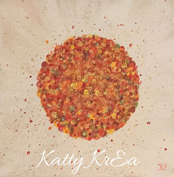 Chili 30 30 acrylique et pointillé