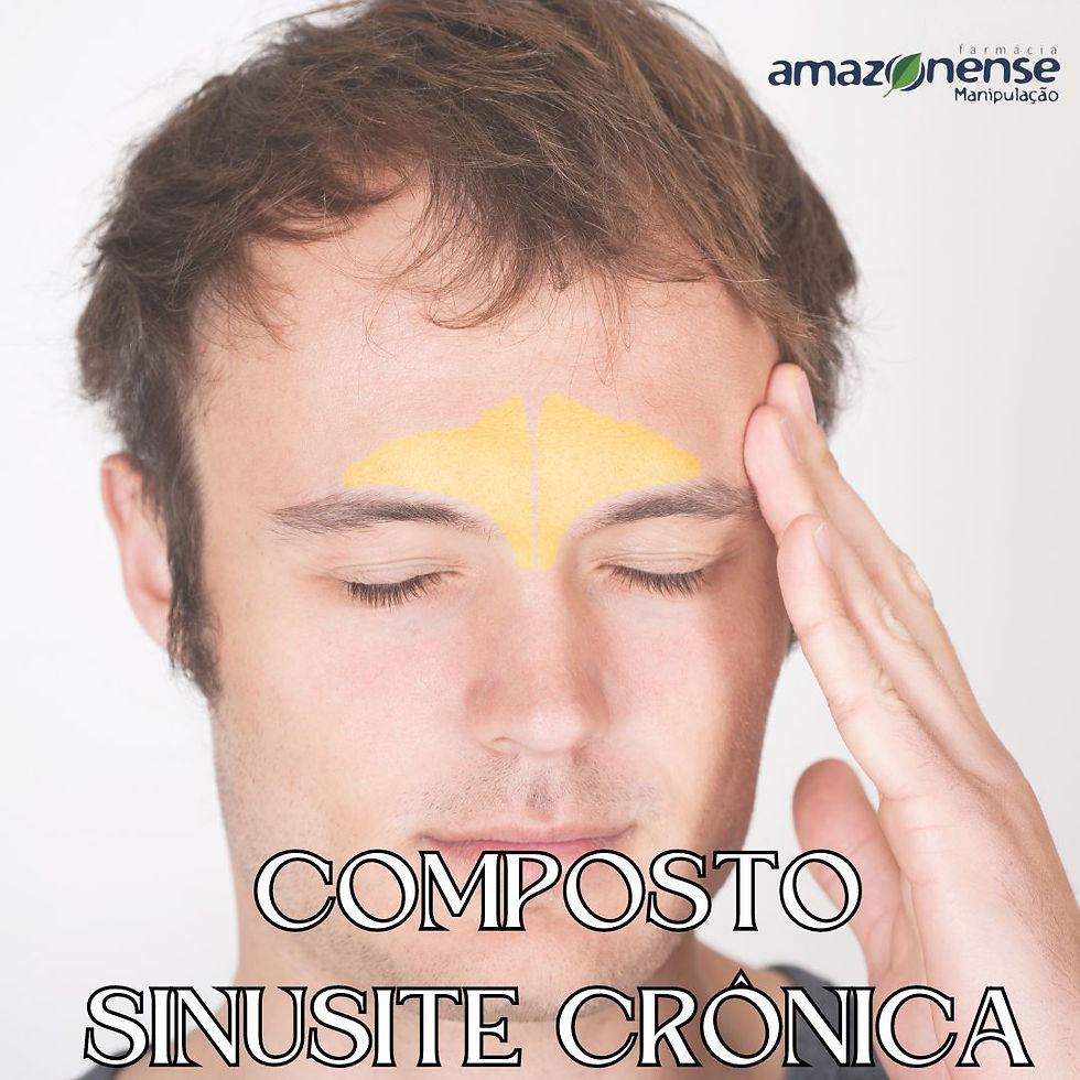 Composto para Sinusite Crônica 500mg