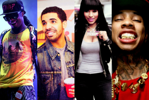 lil wayne, drake, nicki minaj