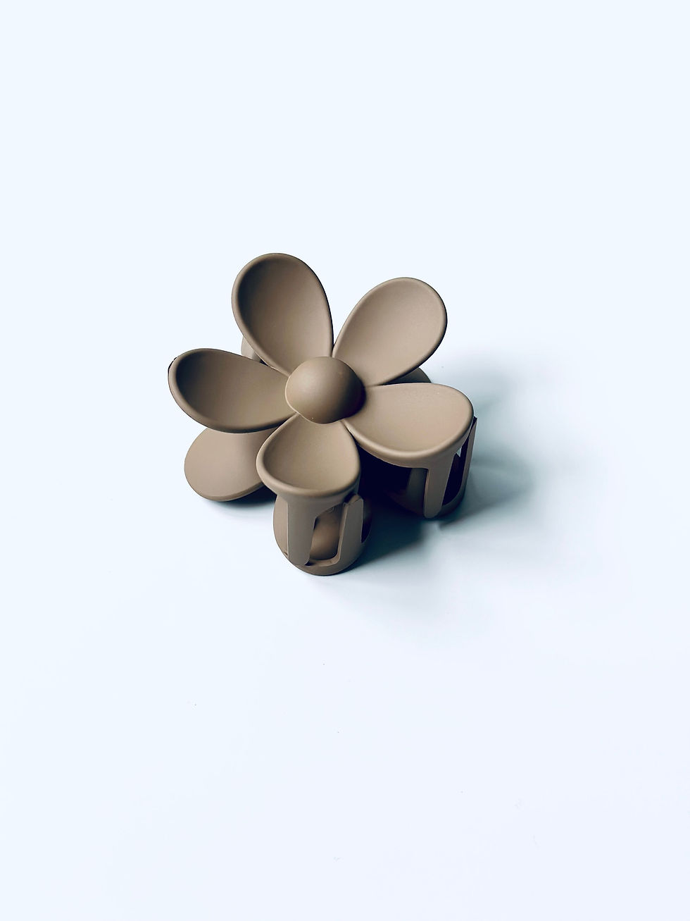 Thumbnail: Large Floral Claw Clip - Solid Colors