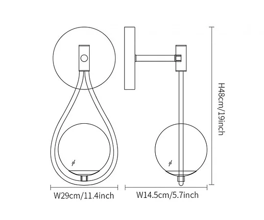 Thumbnail: Vanity Wall Lamp