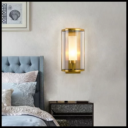 Thumbnail: Gold Sconce Lamp