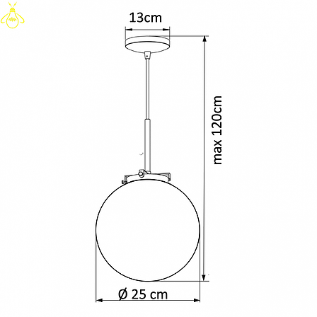 Thumbnail: Copper Hanging Light