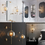 Thumbnail: Mild Steel Gold FInish Spherical Wall Light
