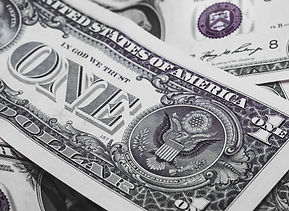 Close-up de um dólar