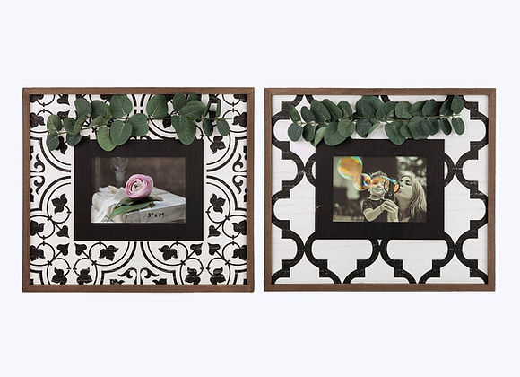 Black & White Wood Frames 4x6