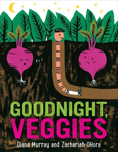 Buenas noches, vegetales/Goodnight, Veggies Bilingual Board Book