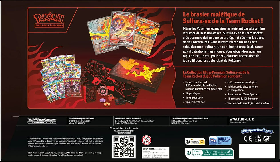 Miniatura: Team Rocket's Moltres ex Ultra Premium Collection