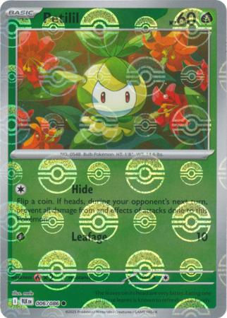 Petilil - 006/086 Common POKEBALL REVERSE HOLO