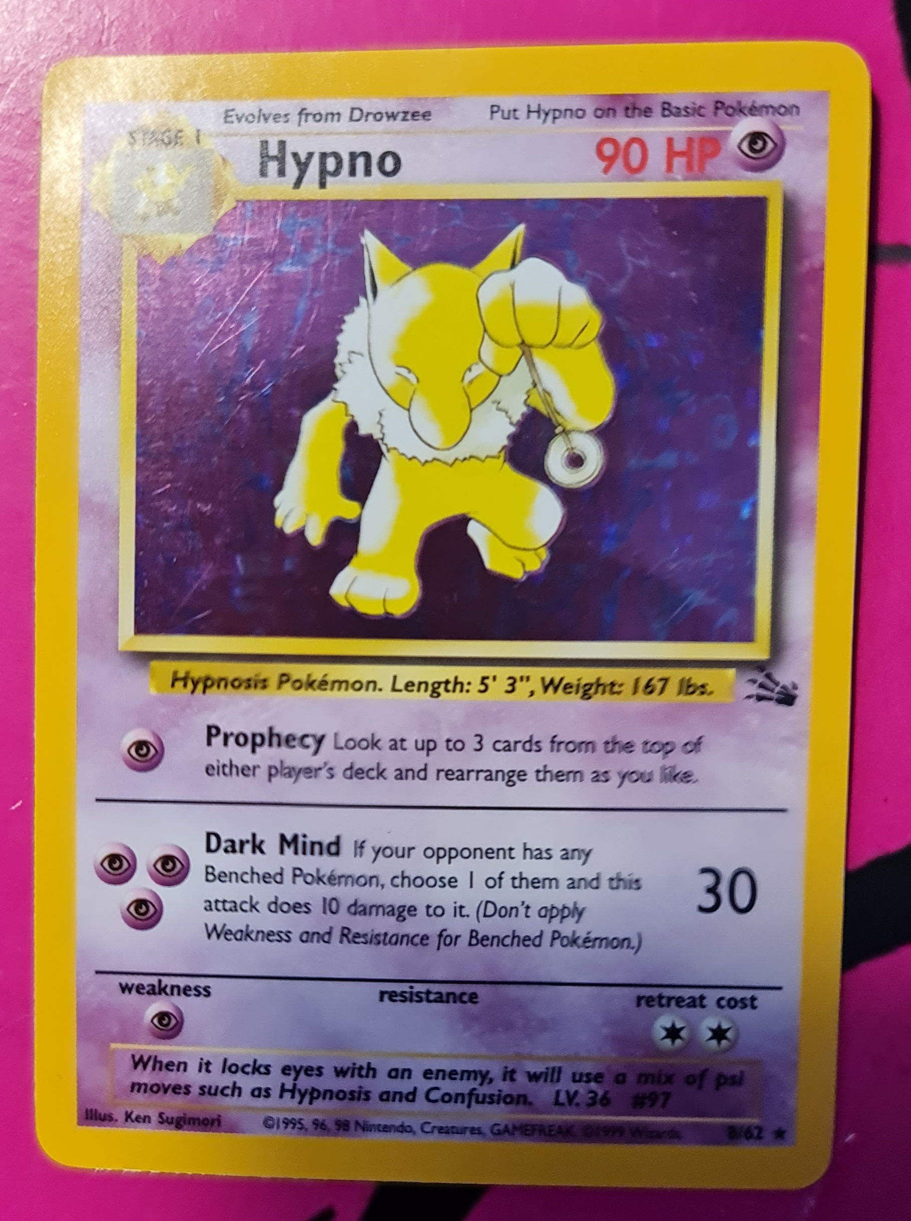 Hypno - 8/62 - Holo Unlimited