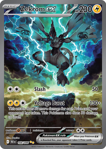 Zekrom ex - 166/086 Special Illustration Rare Full Art | PokeCardsGT