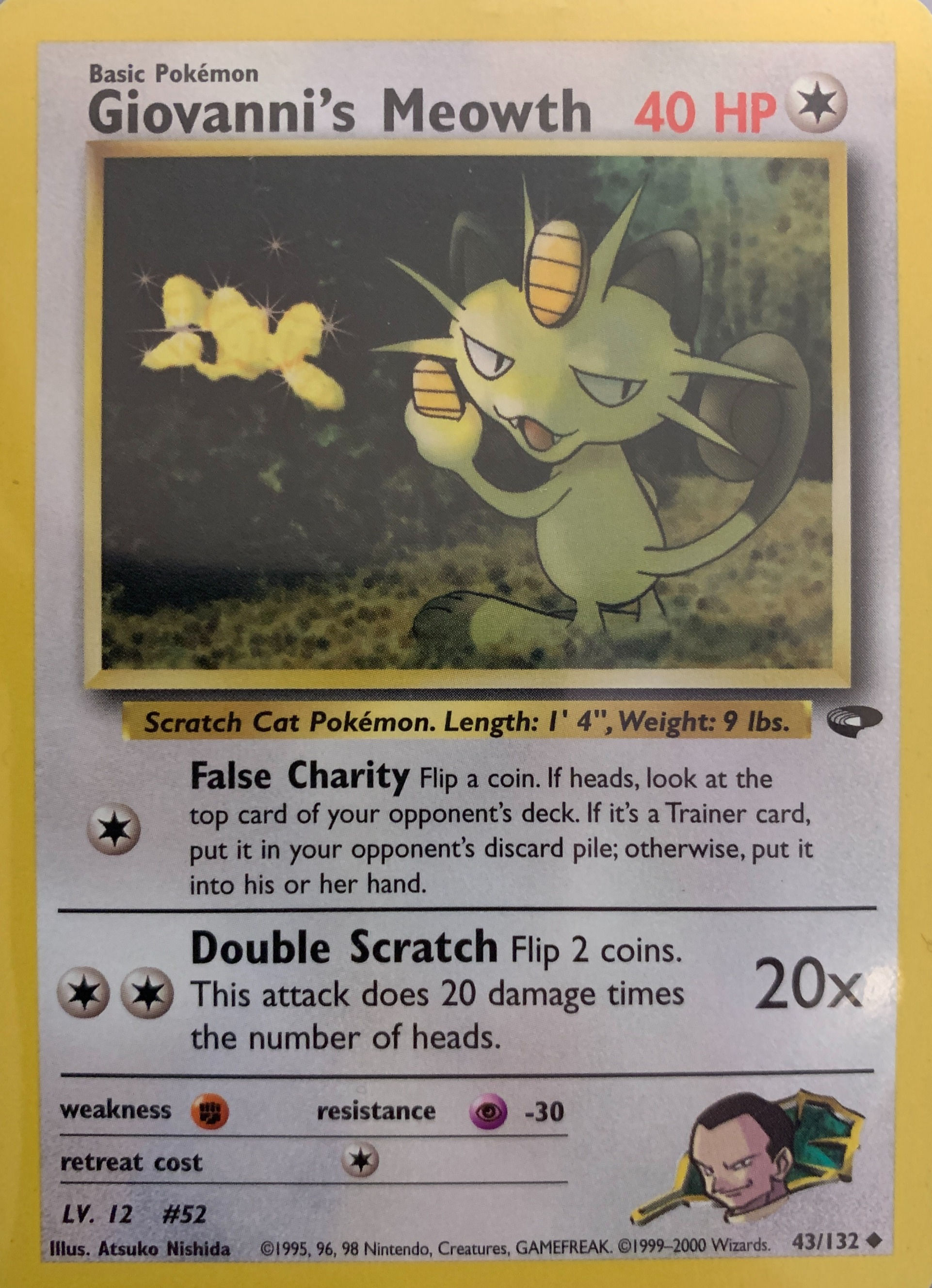 Giovanni's Meowth - 43/132 - Uncommon Unlimited