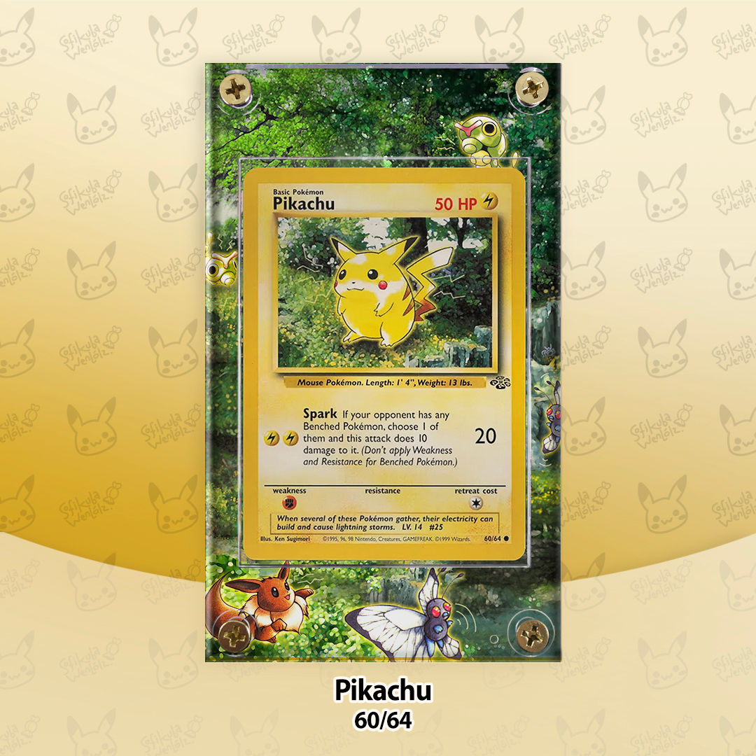 Marco Acrilico RARE CANDY Pikachu 60/64  Common Unlimited