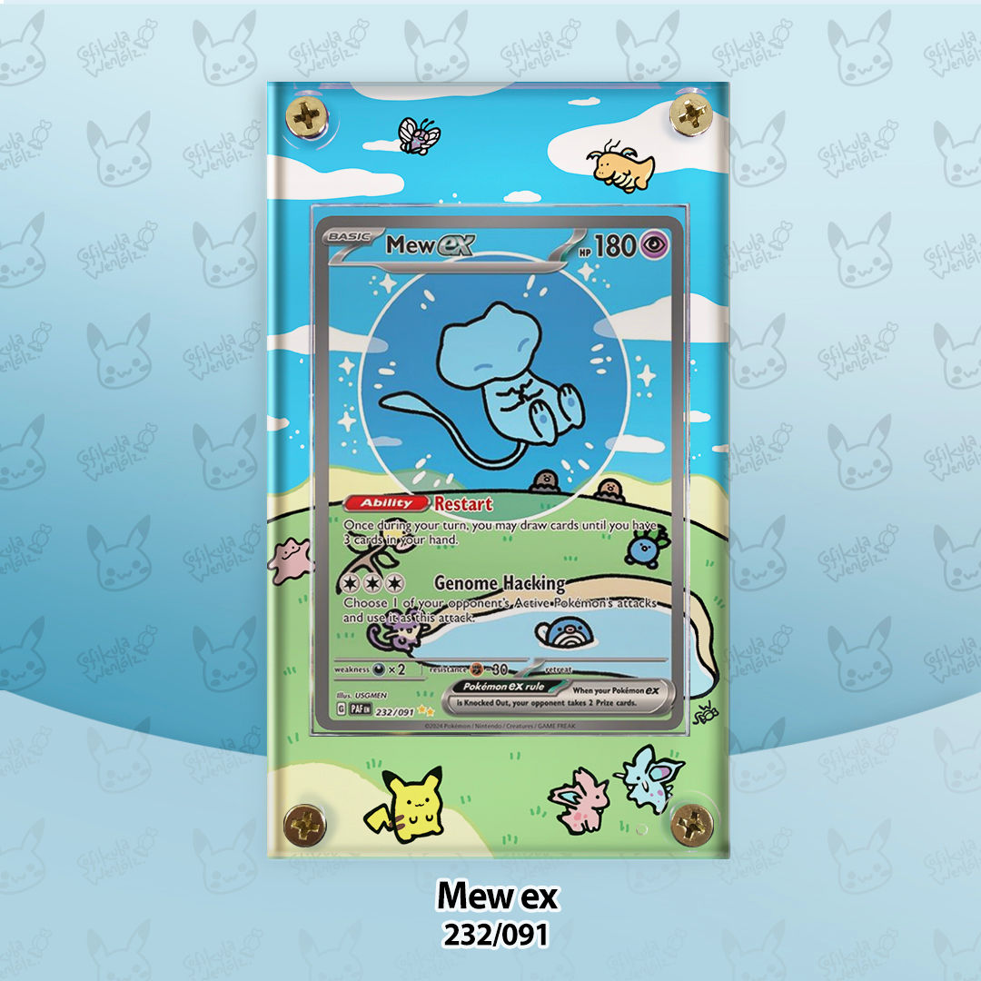 Marco Acrilico RARE CANDY Mew ex 232/091 Special Illustration Rare