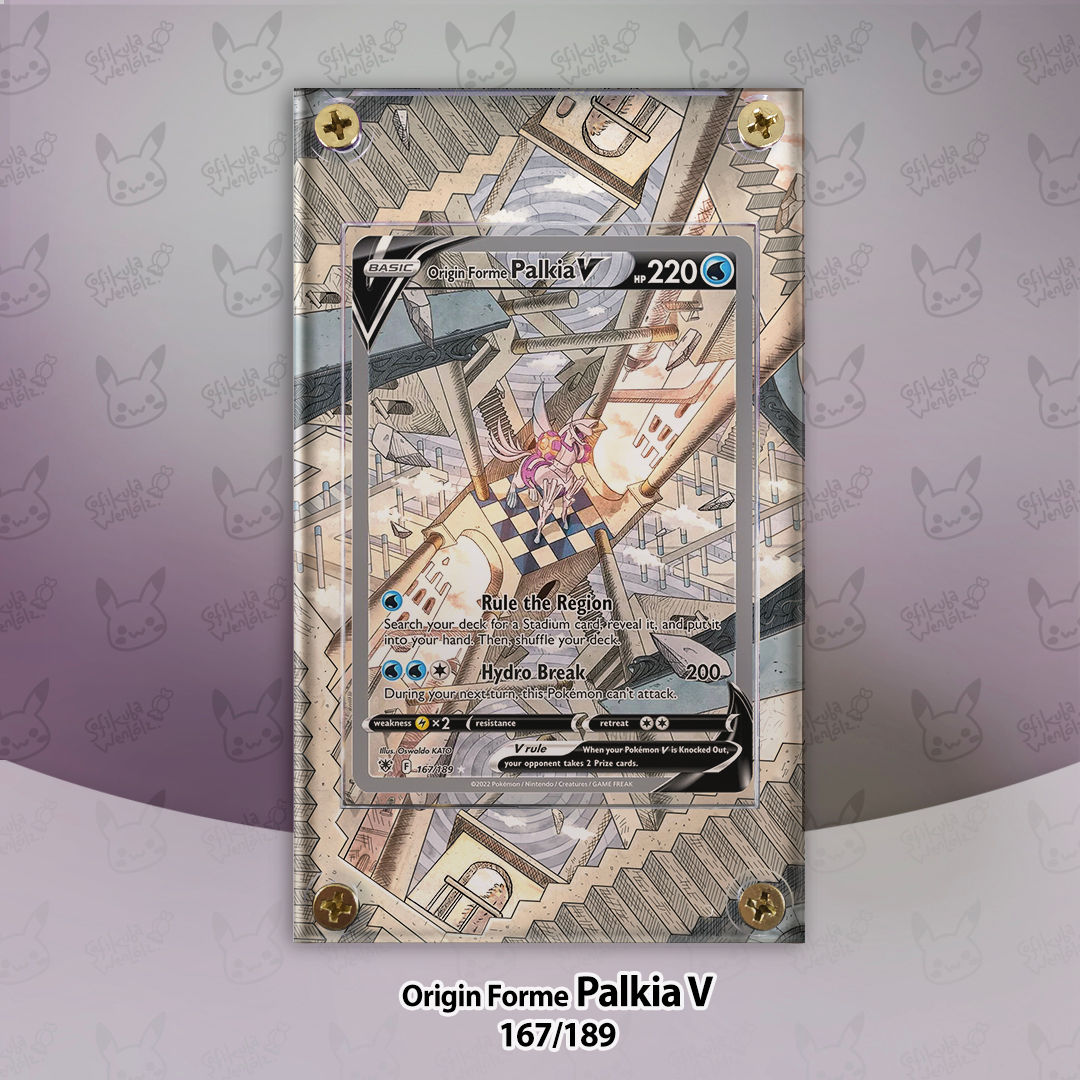 Marco Acrilico RARE CANDY Origin Forme Palkia V 167/189  Alternate Art
