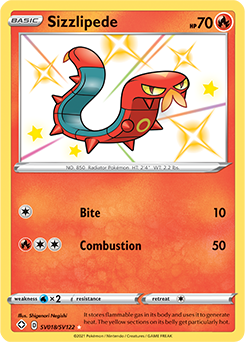 Sizzlipede - SV18/SV122 - Shiny Rare