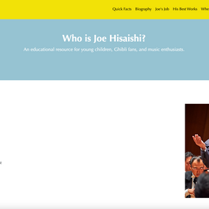 "Who is Joe Hisaishi?": SMAD 203 HTML Project