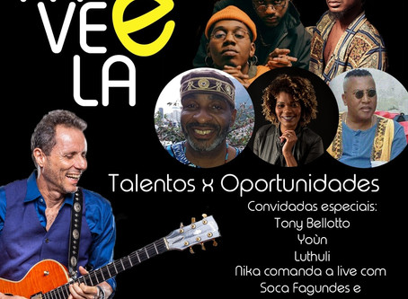 Favela É recebe Tony Bellotto, hoje