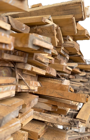 STOCKPILE OF WOOD