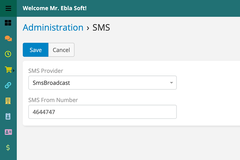Thumbnail: EspoCRM SMS - Mass send