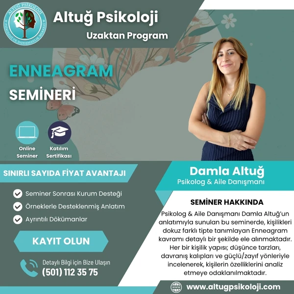 Enneagram Uzaktan Seminer Programı