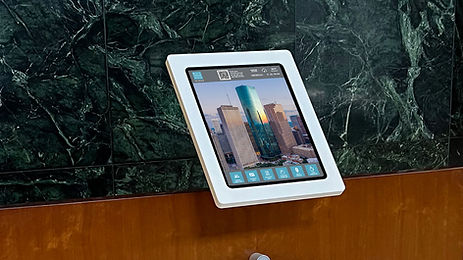 iPad digital building directory at 1000 Louisiana, Houston, TX 77002