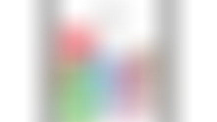 Fünf Comicfiguren, darüber eine erhellende Glühbirne (wie eine Idee)