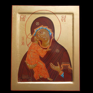 Mère de Dieu Eléousa (de tendresse), selon un modèle de Moscou XVIe siècle
