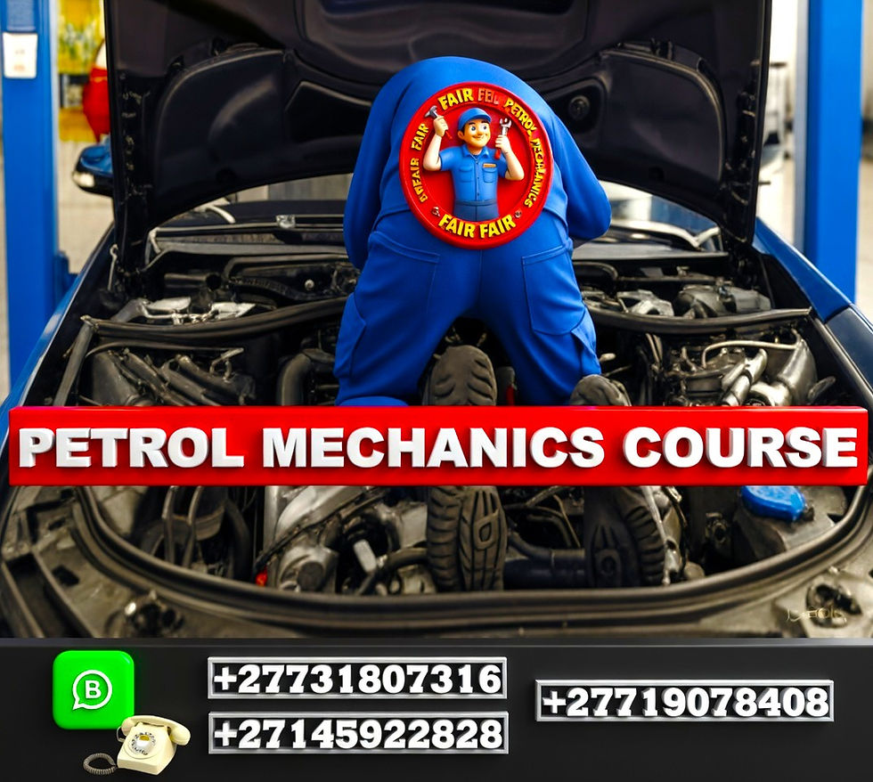 Petrol mechanics practical training
